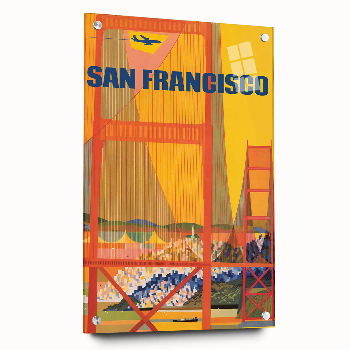 Vintage Travel Poster - San Francisco | Retro Cityscape Art Print