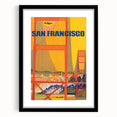 Vintage Travel Poster - San Francisco | Retro Cityscape Art Print