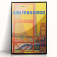 Vintage Travel Poster - San Francisco | Retro Cityscape Art Print