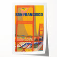 Vintage Travel Poster - San Francisco | Retro Cityscape Art Print