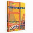 Vintage Travel Poster - San Francisco | Retro Cityscape Art Print