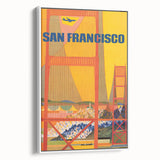 Vintage Travel Poster - San Francisco | Retro Cityscape Art Print