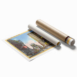 Times Square Retro Travel Print – Vintage New York City Art