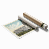 Vintage U.S. Capitol Poster - Retro Washington D.C. Travel Art