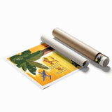 Vintage Travel Poster - Los Angeles | Retro TWA Airlines Art