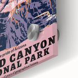 Vintage Travel Poster - Grand Canyon National Park | Retro Art Print