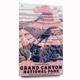Vintage Travel Poster - Grand Canyon National Park | Retro Art Print