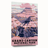 Vintage Travel Poster - Grand Canyon National Park | Retro Art Print