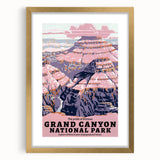 Vintage Travel Poster - Grand Canyon National Park | Retro Art Print