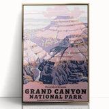 Vintage Travel Poster - Grand Canyon National Park | Retro Art Print