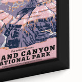 Vintage Travel Poster - Grand Canyon National Park | Retro Art Print