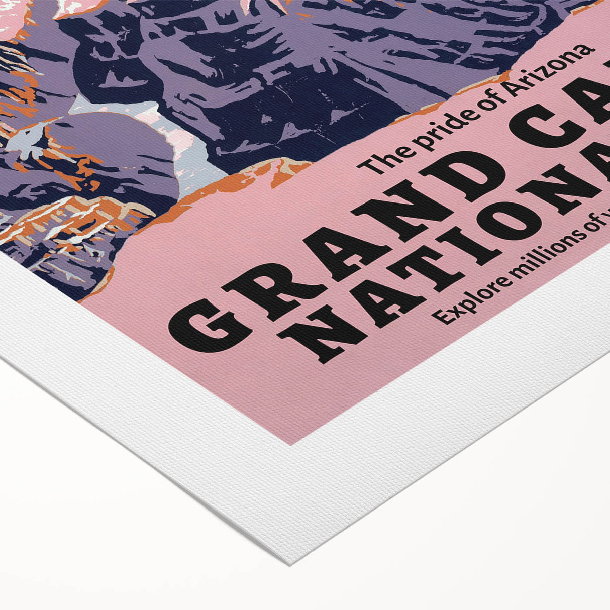 Vintage Travel Poster - Grand Canyon National Park | Retro Art Print