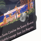 Santa Catalina Vintage Travel Poster | Classic Retro Tourism Art