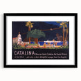 Santa Catalina Vintage Travel Poster | Classic Retro Tourism Art