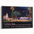 Santa Catalina Vintage Travel Poster | Classic Retro Tourism Art