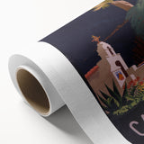 Santa Catalina Vintage Travel Poster | Classic Retro Tourism Art