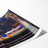 Santa Catalina Vintage Travel Poster | Classic Retro Tourism Art