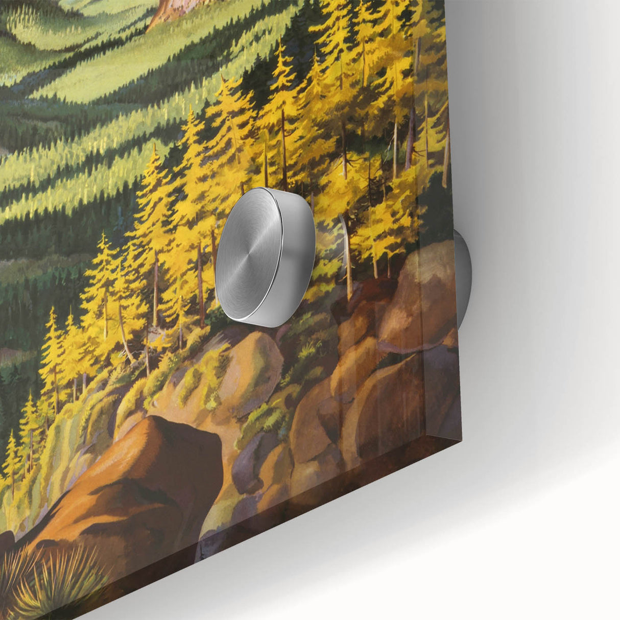 Vintage Travel Poster - Yosemite National Park | Retro Landscape Art