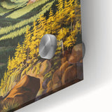 Vintage Travel Poster - Yosemite National Park | Retro Landscape Art