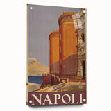 Vintage Travel Poster - Napoli, Italy | Retro Cityscape Art