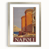 Vintage Travel Poster - Napoli, Italy | Retro Cityscape Art