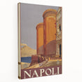 Vintage Travel Poster - Napoli, Italy | Retro Cityscape Art