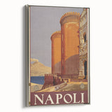 Vintage Travel Poster - Napoli, Italy | Retro Cityscape Art