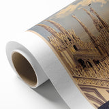 Vintage Milano Travel Poster | Duomo Cathedral & Cityscape Art