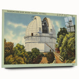 Vintage Mt. Wilson Observatory Poster - Retro California Art