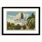 Vintage Mt. Wilson Observatory Poster - Retro California Art