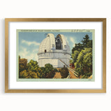 Vintage Mt. Wilson Observatory Poster - Retro California Art