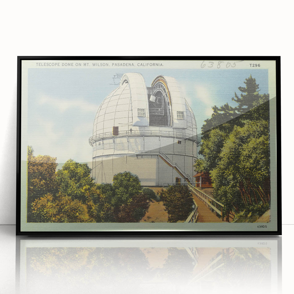 Vintage Mt. Wilson Observatory Poster - Retro California Art