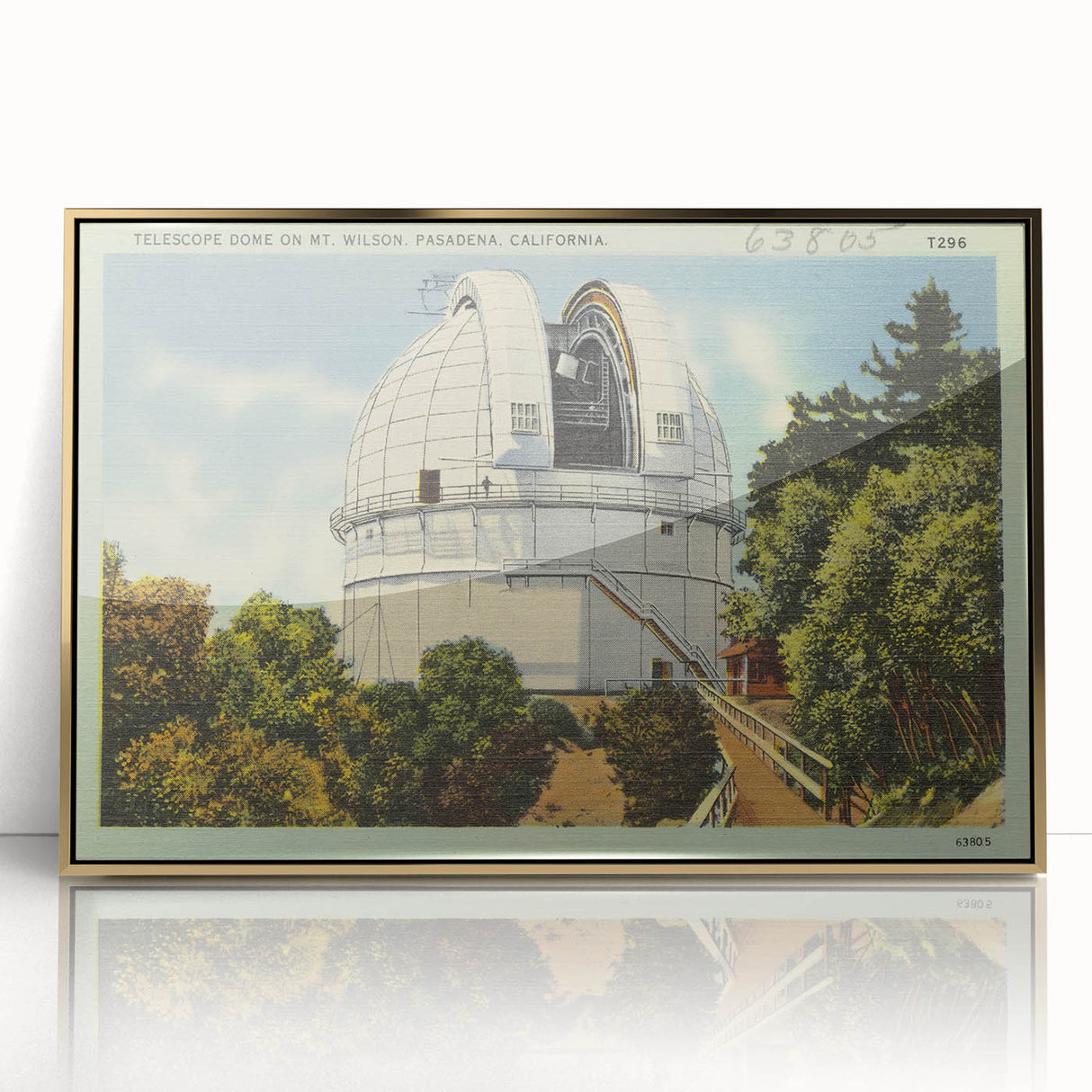 Vintage Mt. Wilson Observatory Poster - Retro California Art