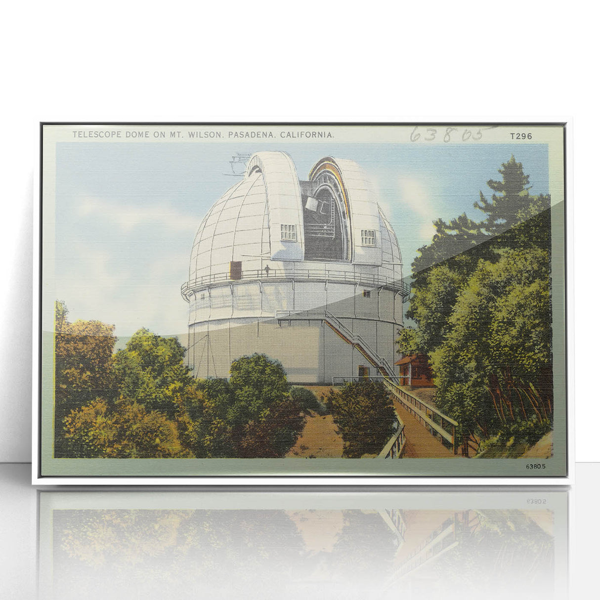 Vintage Mt. Wilson Observatory Poster - Retro California Art