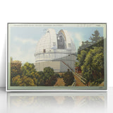 Vintage Mt. Wilson Observatory Poster - Retro California Art