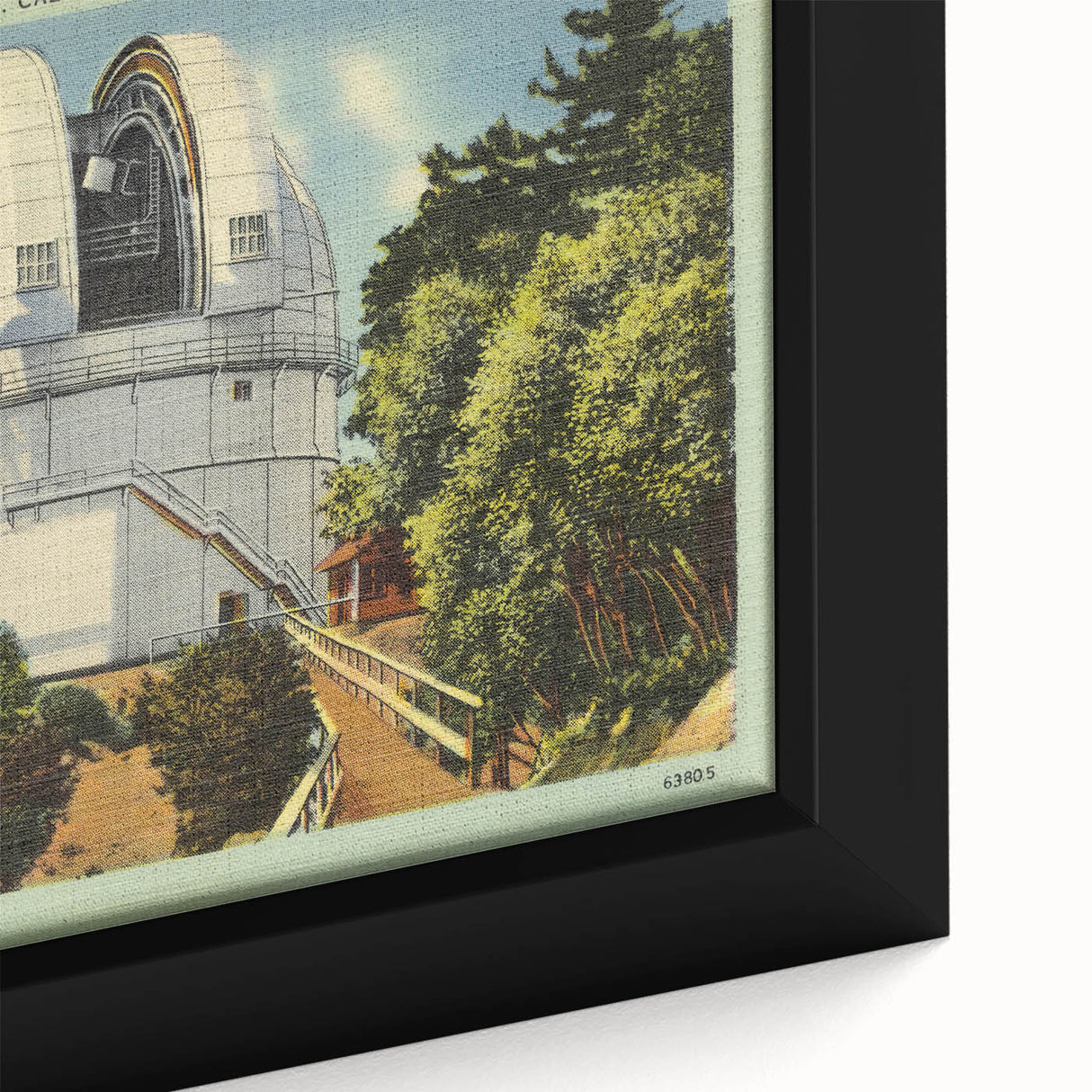 Vintage Mt. Wilson Observatory Poster - Retro California Art