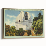 Vintage Mt. Wilson Observatory Poster - Retro California Art