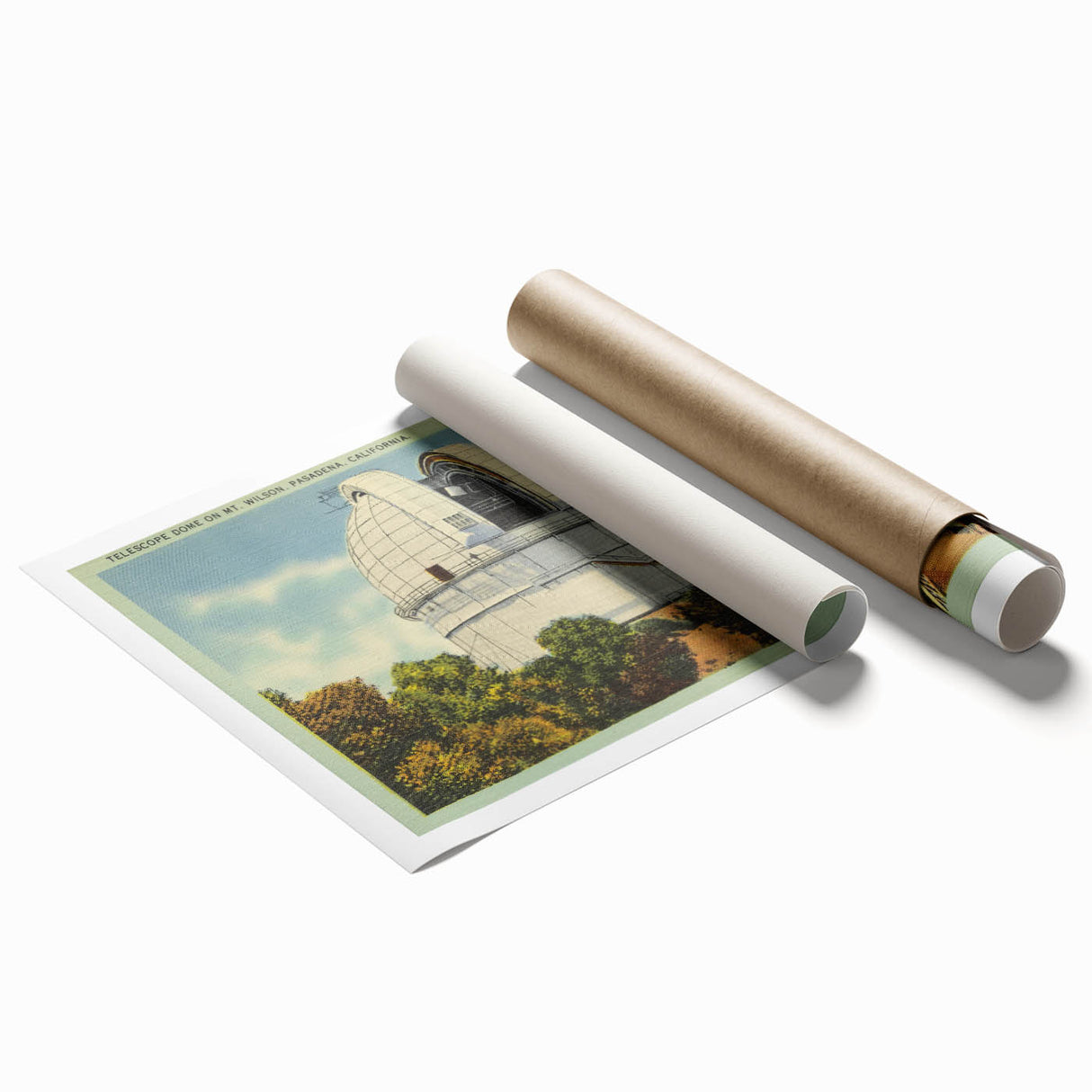 Vintage Mt. Wilson Observatory Poster - Retro California Art