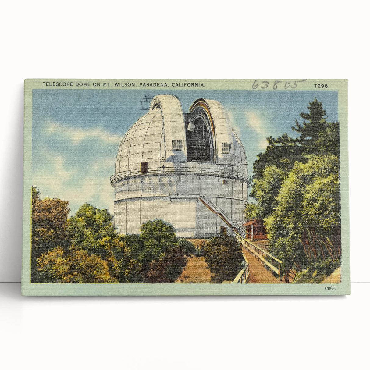 Vintage Mt. Wilson Observatory Poster - Retro California Art