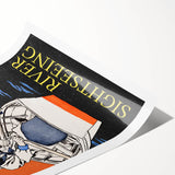 River Sightseeing Vintage Travel Poster - Retro Row-Boat Art