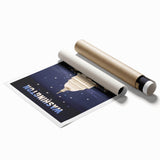 Washington Vintage Travel Poster - Retro American Airlines Art