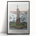Statue of Liberty Vintage Travel Poster - Retro New York Landmark Art