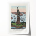 Statue of Liberty Vintage Travel Poster - Retro New York Landmark Art