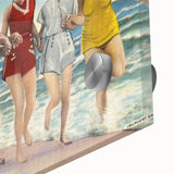 Vintage Avon-by-the-Sea Beach Travel Poster | Classic Retro Art