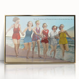 Vintage Avon-by-the-Sea Beach Travel Poster | Classic Retro Art