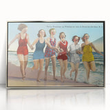 Vintage Avon-by-the-Sea Beach Travel Poster | Classic Retro Art