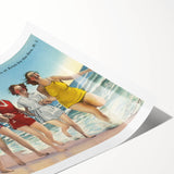 Vintage Avon-by-the-Sea Beach Travel Poster | Classic Retro Art