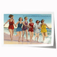 Vintage Avon-by-the-Sea Beach Travel Poster | Classic Retro Art