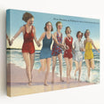 Vintage Avon-by-the-Sea Beach Travel Poster | Classic Retro Art