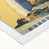 Shantung Railway Vintage Travel Poster - Retro Scenic Flight Art